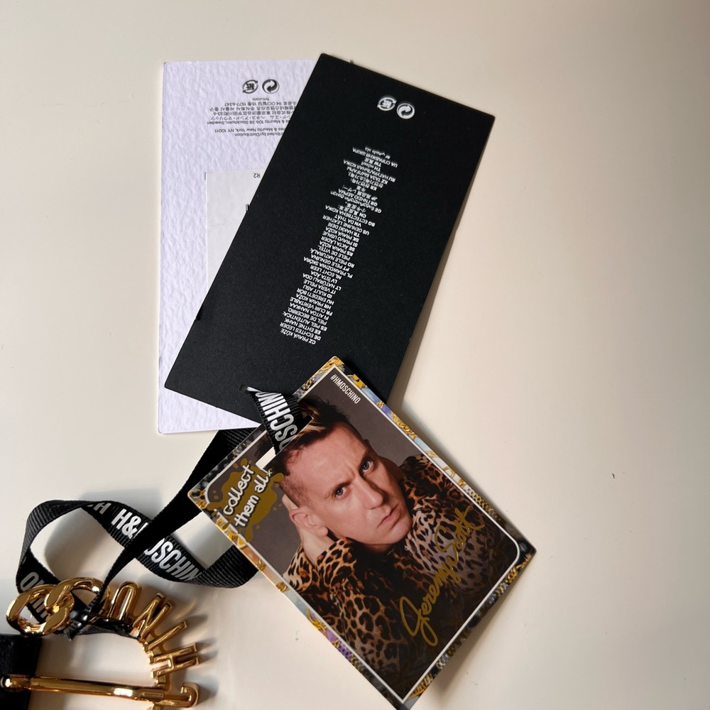 H&M Moschino collab leather belt - Picture 4 of 5